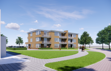 12 appartementen Korstiaen Bestebroerlaan - laatste appartement 'verkocht o.v.'