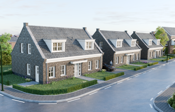 3 vrijstaande woningen Westvest te Sint-Maartensdijk